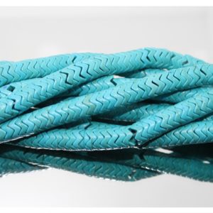 Snake Beads - 10mm - Light Blue - 40cm Strand