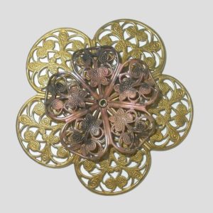 55mm - 3 Layered Flower