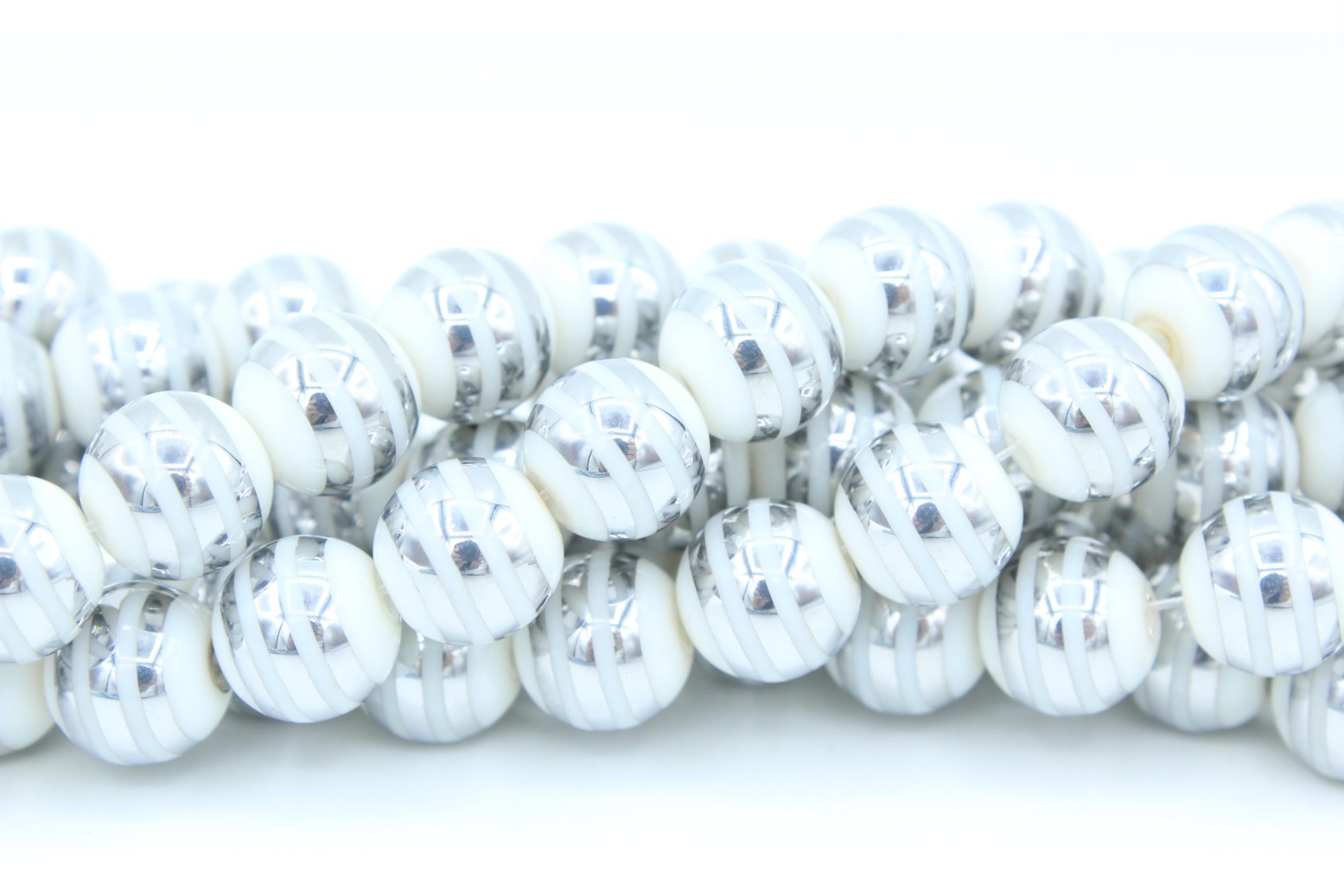 10mm Round / Tinsel Bead 25cm I Bead, Trimming & Craft Co