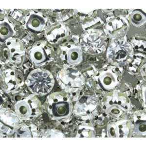 4.2mm - SS18 - Crystal / Silver