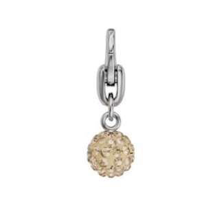 Becharmed Charm Crystal Blazing Ball / Clasp - 20mm - Golden Sha