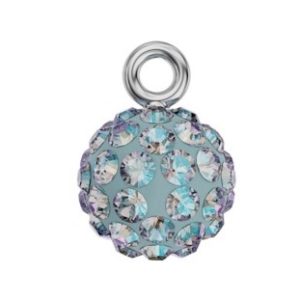 Becharmed Charm Crystal Blazing Ball 9mm - Lt Sapphire Shimmer