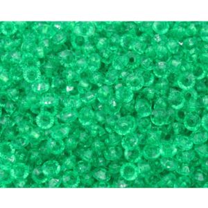 Flat Bicone 6mm - 100pc pack - Green