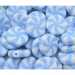 Candy Coin - 24mm - Blue
