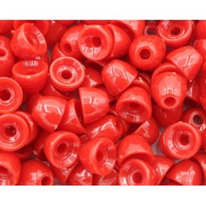 Bell Bead - 12 x 10mm - Red