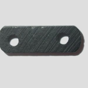 Spacer - 2 Hole - 20 x 7mm - Black