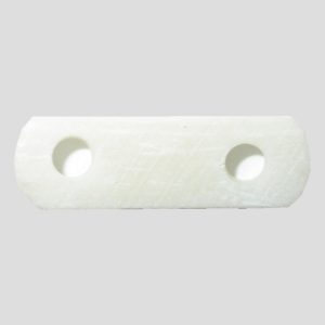 Spacer - 2 Hole - 20 x 7mm - White