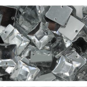 Square - 10mm - Clear