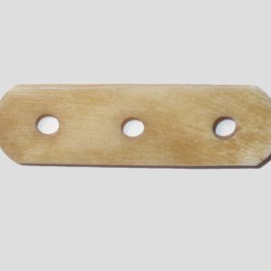 Spacer - 3 Hole - 40 x 12mm - Tan