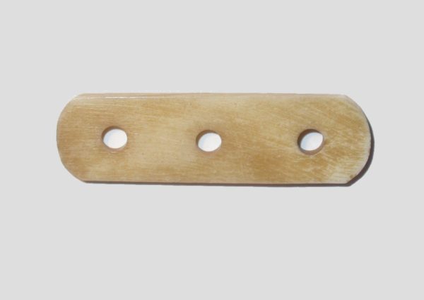 Spacer - 3 Hole - 40 x 12mm - Tan