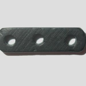 Spacer - 3 Hole - 25 x 7mm - Black