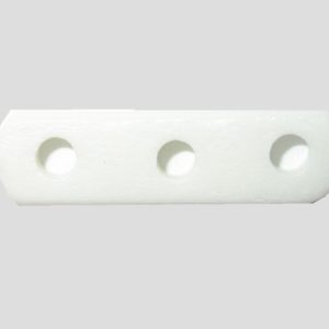 Spacer - 3 Hole - 25 x 7mm - White