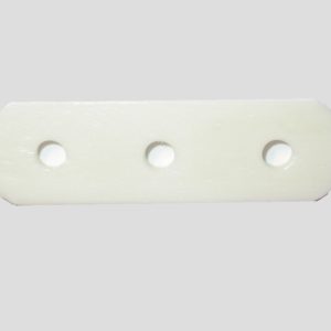 Spacer - 3 Hole - 40 x 12mm - White