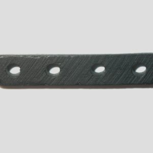 Spacer - 4 Hole - 36 x 7mm - Black