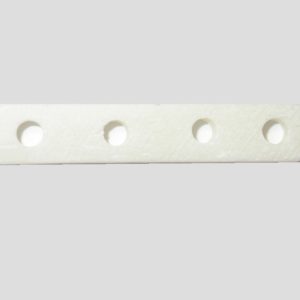 Spacer - 4 Hole - 36 x 7mm - White