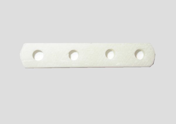 Spacer - 4 Hole - 36 x 7mm - White