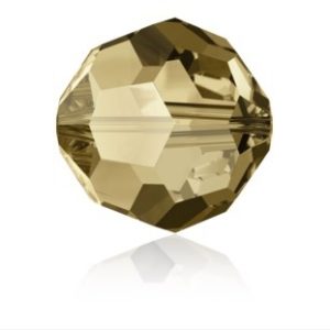 Round Faceted - 3mm - Bronze Shade