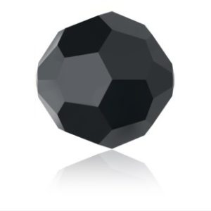 Round Faceted - 3mm - Hematite