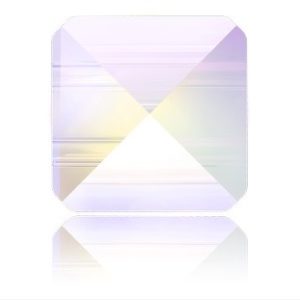 Square Spike Bead - 5.5mm - 1 Hole - AB