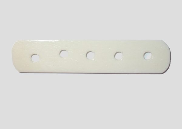 Spacer - 5 Hole - 65 x 14mm - White