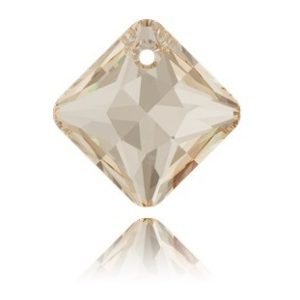 Princess Cut Pendant - 9mm - Golden Shadow