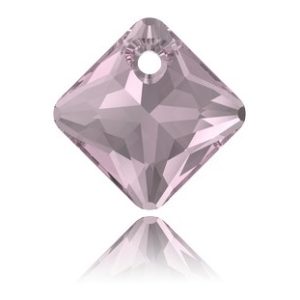 Princess Cut Pendant - 9mm - Lt Amethyst