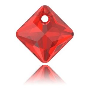 Princess Cut Pendant - 9mm - Lt Siam