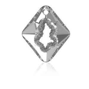 Growing Crystal Rhombus - 26mm - Crystal
