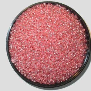 9/0 - Pink Silverlined - Price per gram - Czech Made
