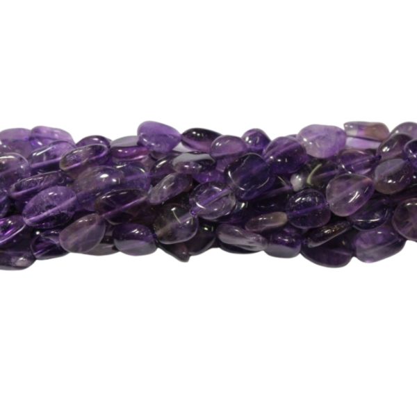 Amethyst 810mm Tumblestone 39cm Strand Bead, Trimming & Craft Co