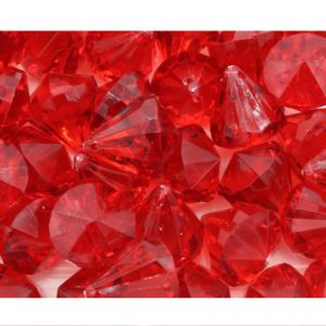 21 x 18mm - Bell Drop - Red