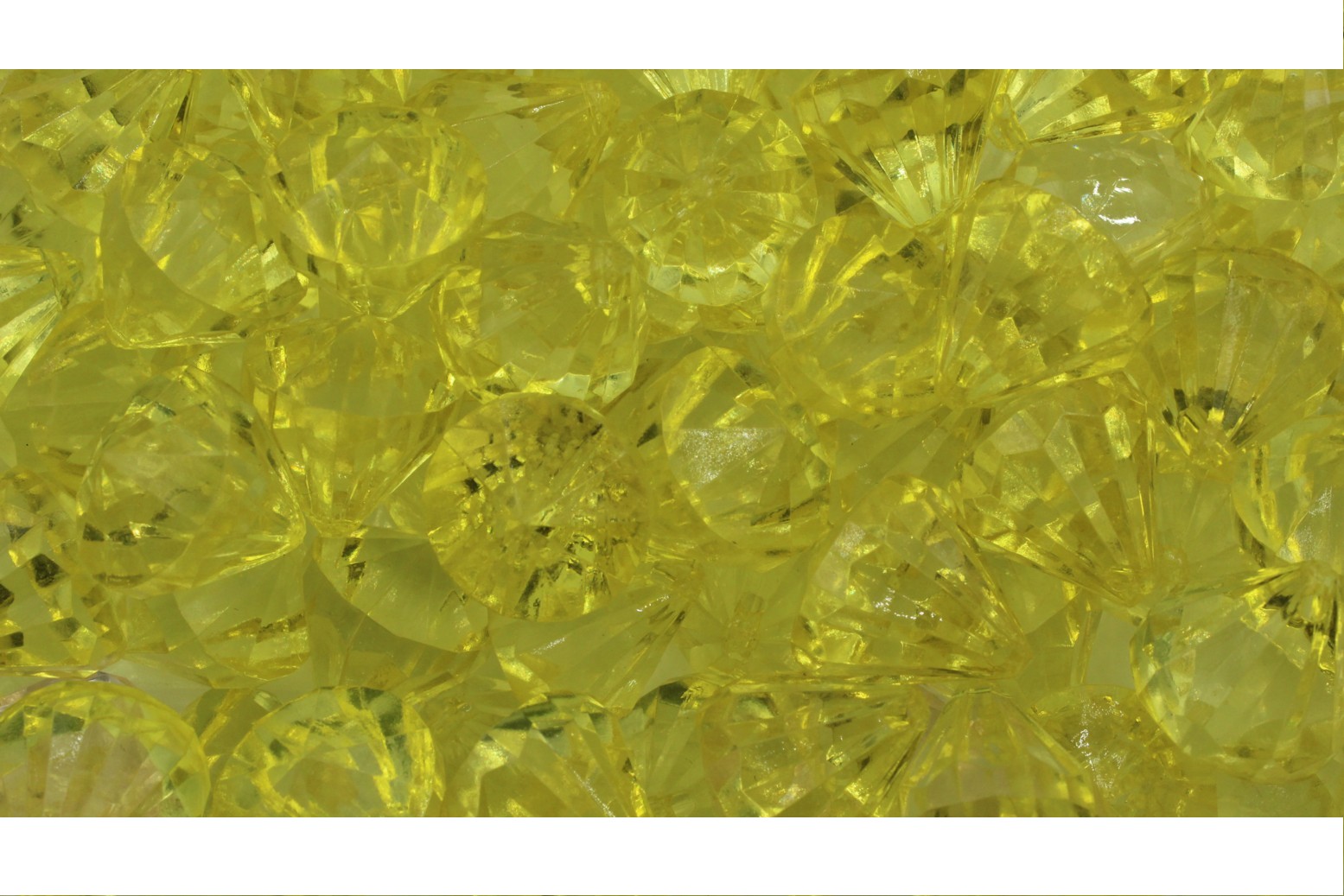 21 x 18mm Bell Drop Yellow Bead, Trimming & Craft Co