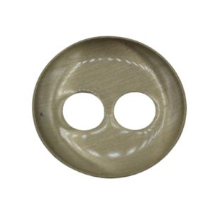 Round Button / Large Holes - 29mm - Antique Gold