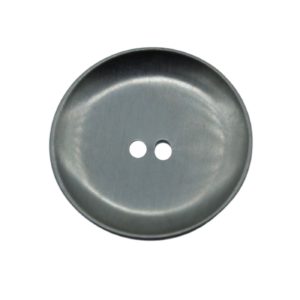 Round Button / Small Holes - 29mm - Antique Silver
