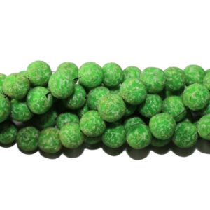 Caviar Bead - 12mm - Light Green - 33cm Strand