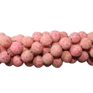 Caviar Bead - 12mm - Pink - 33cm Strand