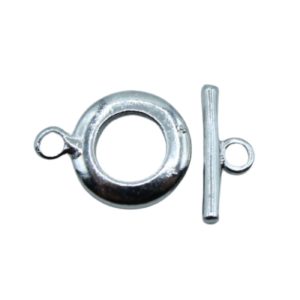 FOB - 10mm - Antique Silver