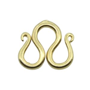 Double S Clasp - Gold Plated