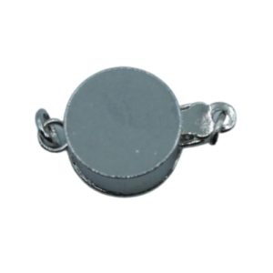 Coin Clasp - 9mm - Antique Silver
