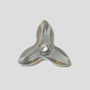 Orchid Bead - 20mm - Crystal Satin