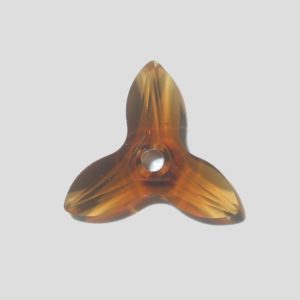 Orchid Bead - 20mm - Smoked Topaz