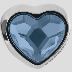 BeCharmed Heart - 14mm - Denim Blue