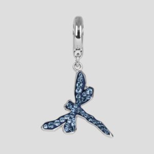 BeCharmed Charm - Dragonfly - 18mm - Denim Blue