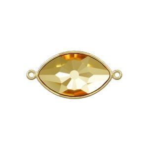 Eye Claw - 18 x 10.5mm - Gold Plate - 2 Ring