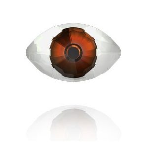 Eye - PB - 18 x 10.5mm - Brown
