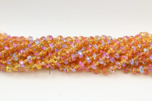 Faceted Spacer - 8mm - 66cm Strand - Astral Pink