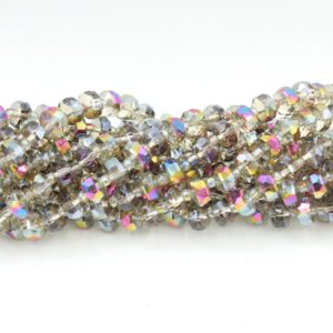 Faceted Spacer - 8mm - 66cm Strand - Paradise Shine