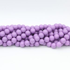 8mm Filler Bead - Light Purple - 40cm Strand