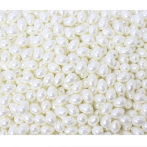 Tear Drop - 7 x 9mm - Cream