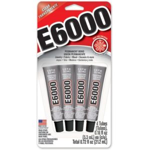 E6000 Clear - 7.2gm - 4 pack